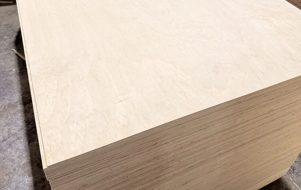 Poplar plywood stack detail